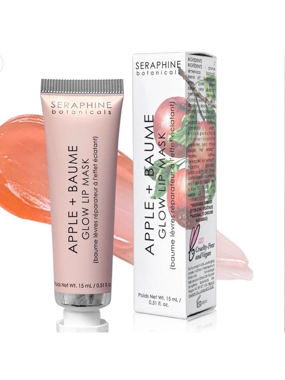 Apple Baume Glow Lip Mask Peach